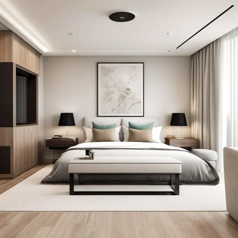 Intérieur luxueux d’une suite KingSuite avec vue panoramique